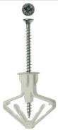 дюбель полипропиленовый, тип "бабочка", для пустотелых конструкций, с оцинкованным саморезом, 10 х 5, купить metabo, купить husqvarna, купить bosch, купить makita, купить hitachi, купить hikoki, купить oregon, купить stihl