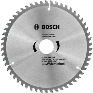 Пильный диск BOSCH ECO ALU/Multi 190x30-54T — купить в интернет-магазине amurinstrument.ru с доставкой по Благовещенску | Каталог с характеристиками и ценами пильный диск bosch eco alu/multi 190x30-54t, купить metabo, купить husqvarna, купить bosch, купить makita, купить hitachi, купить hikoki, купить oregon, купить stihl