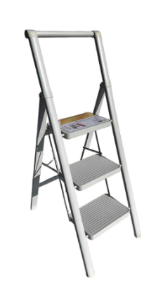Стремянка стальная особопрочная, модель DLS503W ( Белый цвет), 3 ступени, 69см. — купить в интернет-магазине amurinstrument.ru с доставкой по Благовещенску | Каталог с характеристиками и ценами стремянка стальная особопрочная, модель dls503w ( белый цвет), 3 ступени, 69см., купить metabo, купить husqvarna, купить bosch, купить makita, купить hitachi, купить hikoki, купить oregon, купить stihl