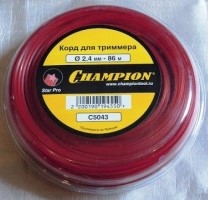 корд трим.champion  twisted square 2.0мм* 15м (витой квадрат), champion, c7002, купить metabo, купить husqvarna, купить bosch, купить makita, купить hitachi, купить hikoki, купить oregon, купить stihl