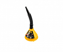 воронка пластиковая, 135 мм, с металлическим ситом, гибкий наконечник, непроливайка// denzel, купить metabo, купить husqvarna, купить bosch, купить makita, купить hitachi, купить hikoki, купить oregon, купить stihl