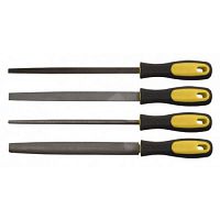 набор  напильников 4 шт(трехгранный, плоский, круглый, полукруглый 200мм), купить metabo, купить husqvarna, купить bosch, купить makita, купить hitachi, купить hikoki, купить oregon, купить stihl