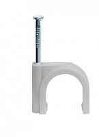 скоба крепежная кругл.  r-5 в компл. с гвоздем, купить metabo, купить husqvarna, купить bosch, купить makita, купить hitachi, купить hikoki, купить oregon, купить stihl