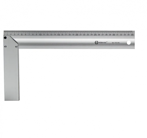 угольник кобальт столярный 350 мм, алюминиевый, купить metabo, купить husqvarna, купить bosch, купить makita, купить hitachi, купить hikoki, купить oregon, купить stihl
