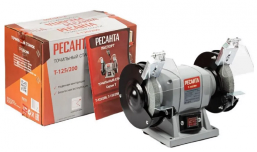 Точильный станок Т-125/200 Ресанта — купить в интернет-магазине amurinstrument.ru с доставкой по Благовещенску | Каталог с характеристиками и ценами точильный станок т-125/200 ресанта, купить metabo, купить husqvarna, купить bosch, купить makita, купить hitachi, купить hikoki, купить oregon, купить stihl