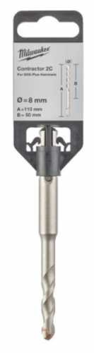 бур sds+ milwaukee contractor 8x110 - 1 шт, купить metabo, купить husqvarna, купить bosch, купить makita, купить hitachi, купить hikoki, купить oregon, купить stihl