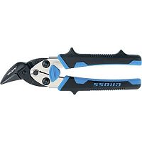 ножницы по металлу"piranha",185мм,прямой и левый рез,сталь-сrm,двухкомпонентные рукоятки// gross, купить metabo, купить husqvarna, купить bosch, купить makita, купить hitachi, купить hikoki, купить oregon, купить stihl