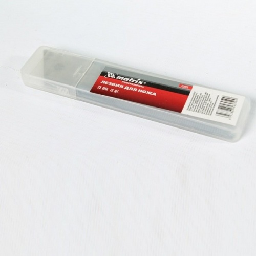 Лезвие, 25 мм, 10 шт.// MATRIX — купить в интернет-магазине amurinstrument.ru с доставкой по Благовещенску | Каталог с характеристиками и ценами лезвие, 25 мм, 10 шт.// matrix, купить metabo, купить husqvarna, купить bosch, купить makita, купить hitachi, купить hikoki, купить oregon, купить stihl