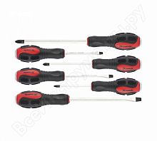 набор ударных отверток 6шт. ph1x75, ph2x100, ph3x150, sl5x75,sl6x100, sl8x150, crv// matrix, купить metabo, купить husqvarna, купить bosch, купить makita, купить hitachi, купить hikoki, купить oregon, купить stihl