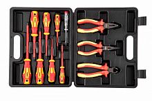 набор инструментов hammer 602-013 в кейсе 11шт. и отверток диэлектрический, купить metabo, купить husqvarna, купить bosch, купить makita, купить hitachi, купить hikoki, купить oregon, купить stihl