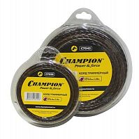 корд трим.champion  magic 3.0мм*168м (витой квадрат)+нож, купить metabo, купить husqvarna, купить bosch, купить makita, купить hitachi, купить hikoki, купить oregon, купить stihl