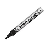 зубр мк-400 черный, 2-4 мм маркер-краска, коруглый наконечник, купить metabo, купить husqvarna, купить bosch, купить makita, купить hitachi, купить hikoki, купить oregon, купить stihl