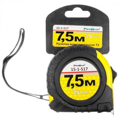 рулетка "t2" 7,5 м / 25 мм (шт.), купить metabo, купить husqvarna, купить bosch, купить makita, купить hitachi, купить hikoki, купить oregon, купить stihl