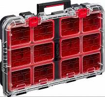 keter  stacknroll, 525 х 345 х 147 мм, (21"), пластиковый ящик-органайзер с 10 регулируемыми ячейкам, купить metabo, купить husqvarna, купить bosch, купить makita, купить hitachi, купить hikoki, купить oregon, купить stihl