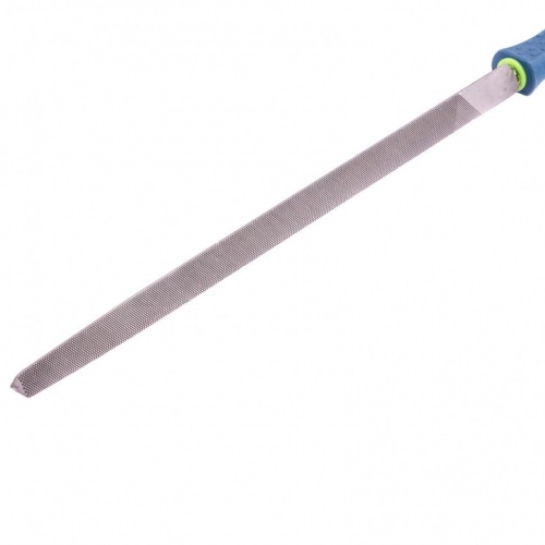 напильник, 300 мм, трехгранный, двухкомпонентная рукоятка, №2// сибртех, купить metabo, купить husqvarna, купить bosch, купить makita, купить hitachi, купить hikoki, купить oregon, купить stihl