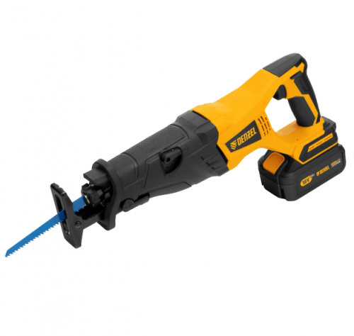 пила сабельная аккумуляторная бесщет brc-120,  18в li-ion// denzel, купить metabo, купить husqvarna, купить bosch, купить makita, купить hitachi, купить hikoki, купить oregon, купить stihl