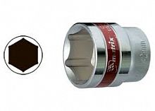 головка торцевая, 23 мм, 6-гранная, crv, под квадрат 1/2", хромированная// matrix master, купить metabo, купить husqvarna, купить bosch, купить makita, купить hitachi, купить hikoki, купить oregon, купить stihl