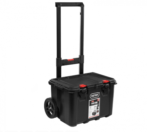 keter  stacknroll, 525 х 411 х 560 мм, (21"), пластиковый ящик-тележка на колесах (38397), купить metabo, купить husqvarna, купить bosch, купить makita, купить hitachi, купить hikoki, купить oregon, купить stihl