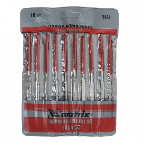Набор надфилей алмазных, 140х50х3, 10 шт.// Matrix — купить в интернет-магазине amurinstrument.ru с доставкой по Благовещенску | Каталог с характеристиками и ценами набор надфилей алмазных, 140х50х3, 10 шт.// matrix, купить metabo, купить husqvarna, купить bosch, купить makita, купить hitachi, купить hikoki, купить oregon, купить stihl