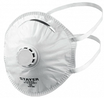 stayer  kv-80, класс защиты ffp1, коническая, фильтрующая полумаска с клапаном выдоха (11110), купить metabo, купить husqvarna, купить bosch, купить makita, купить hitachi, купить hikoki, купить oregon, купить stihl