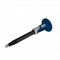 зубило пикообразное кобальт 4х300 мм, с прорезиненным протектором (249-594), купить metabo, купить husqvarna, купить bosch, купить makita, купить hitachi, купить hikoki, купить oregon, купить stihl