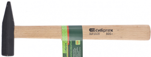 молоток слесарный, 500 г, квадратный боек, деревянная рукоятка// сибртех, купить metabo, купить husqvarna, купить bosch, купить makita, купить hitachi, купить hikoki, купить oregon, купить stihl