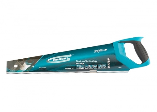 Ножовка по дереву "PIRANHA", 500 мм, 11-12 TPI, зуб - 3D, 2-х комп. рук-ка// GROSS — купить в интернет-магазине amurinstrument.ru с доставкой по Благовещенску | Каталог с характеристиками и ценами ножовка по дереву "piranha", 500 мм, 11-12 tpi, зуб - 3d, 2-х комп. рук-ка// gross, купить metabo, купить husqvarna, купить bosch, купить makita, купить hitachi, купить hikoki, купить oregon, купить stihl