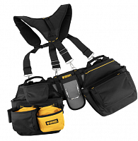 пояс монтажника усиленный, с лямками, сумки поясные, держатель для молотка// denzel, купить metabo, купить husqvarna, купить bosch, купить makita, купить hitachi, купить hikoki, купить oregon, купить stihl