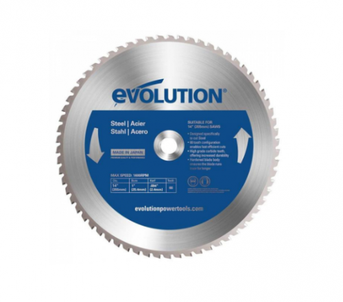 Диск EVOLUTION 355х25.4х2,4х66 по стали — купить в интернет-магазине amurinstrument.ru с доставкой по Благовещенску | Каталог с характеристиками и ценами диск evolution 355х25.4х2,4х66 по стали, купить metabo, купить husqvarna, купить bosch, купить makita, купить hitachi, купить hikoki, купить oregon, купить stihl