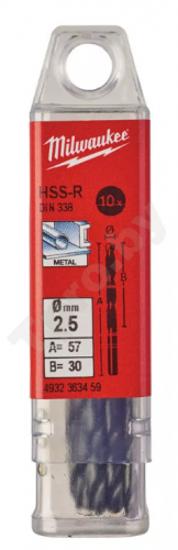 сверло по металлу hss-r 2.5мм (10шт), купить metabo, купить husqvarna, купить bosch, купить makita, купить hitachi, купить hikoki, купить oregon, купить stihl