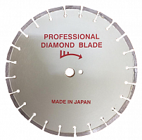 алмазный диск сегментный 450х3,8х10х25,4мм рrofessional бетон/асфальт пр-ва япония, купить metabo, купить husqvarna, купить bosch, купить makita, купить hitachi, купить hikoki, купить oregon, купить stihl