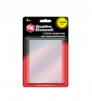 стекло для сварочной маски quattro elementi 115 х 86 мм, защитное, 2шт., поликарбонат, блистер, купить metabo, купить husqvarna, купить bosch, купить makita, купить hitachi, купить hikoki, купить oregon, купить stihl