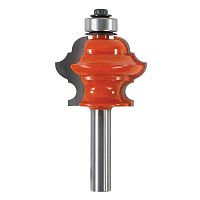 фреза кромочная фигурная с подшипником кратон professional ø34,9х25,4 мм r11,1 мм, хв.8 мм, купить metabo, купить husqvarna, купить bosch, купить makita, купить hitachi, купить hikoki, купить oregon, купить stihl