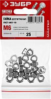 гайка гост 5927-70, m6, 25 шт, кл. пр. 6, оцинкованная, зубр, купить metabo, купить husqvarna, купить bosch, купить makita, купить hitachi, купить hikoki, купить oregon, купить stihl