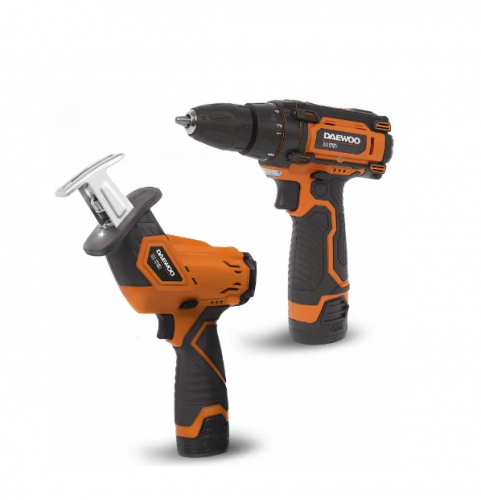 набор аккумуляторный: сабельная пила + шуруповёрт dga 1220li set daewoo, купить metabo, купить husqvarna, купить bosch, купить makita, купить hitachi, купить hikoki, купить oregon, купить stihl