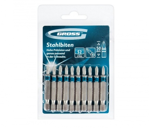 Набор бит РZ3х50, сталь S2, 10шт //GROSS — купить в интернет-магазине amurinstrument.ru с доставкой по Благовещенску | Каталог с характеристиками и ценами набор бит рz3х50, сталь s2, 10шт //gross, купить metabo, купить husqvarna, купить bosch, купить makita, купить hitachi, купить hikoki, купить oregon, купить stihl