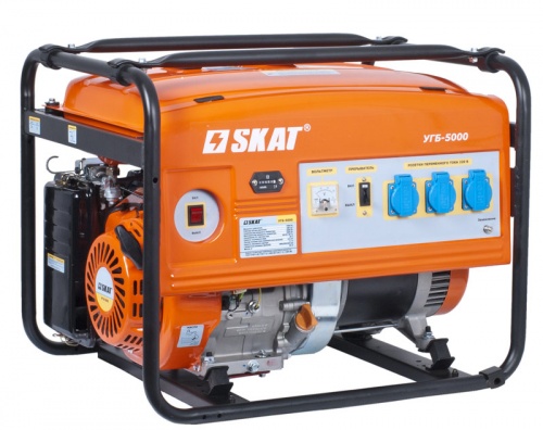Генератор бензиновый СКАТ УГБ-5000 — купить в интернет-магазине amurinstrument.ru с доставкой по Благовещенску | Каталог с характеристиками и ценами генератор бензиновый скат угб-5000, купить metabo, купить husqvarna, купить bosch, купить makita, купить hitachi, купить hikoki, купить oregon, купить stihl