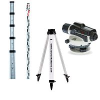 комплект (нивелир ada ruber 32 с поверкой + рейка ada staff 3 + штатив на винтах ada light s), купить metabo, купить husqvarna, купить bosch, купить makita, купить hitachi, купить hikoki, купить oregon, купить stihl