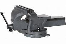 тиски слесарные поворотные кобальт стальные ширина губок 200 мм, захват 200 мм, 16.5 кг,  наковальня, купить metabo, купить husqvarna, купить bosch, купить makita, купить hitachi, купить hikoki, купить oregon, купить stihl