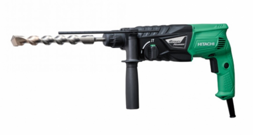 перфоратор hitachi dh 24 pg; 730вт, sds plus, 2,7дж, 2реж, 0-1050об/мин, 0-3950уд/мин, 2,7 кг, купить metabo, купить husqvarna, купить bosch, купить makita, купить hitachi, купить hikoki, купить oregon, купить stihl