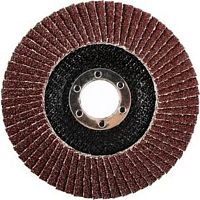 круг лепестковый торцевой конический, 125 х 22 мм, р60 (№25) (шт.), купить metabo, купить husqvarna, купить bosch, купить makita, купить hitachi, купить hikoki, купить oregon, купить stihl
