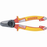 кабелерез, диэлектрические рукоятки до 1000 в, трехкомпонентные рукоятки, 160 мм// gross, купить metabo, купить husqvarna, купить bosch, купить makita, купить hitachi, купить hikoki, купить oregon, купить stihl