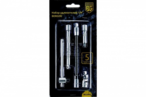 Набор удлинителей 1/4" 5 предметов BERGER BG2092 — купить в интернет-магазине amurinstrument.ru с доставкой по Благовещенску | Каталог с характеристиками и ценами набор удлинителей 1/4" 5 предметов berger bg2092, купить metabo, купить husqvarna, купить bosch, купить makita, купить hitachi, купить hikoki, купить oregon, купить stihl
