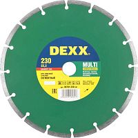 алмазный диск dexx multi universal 230 мм сегментный по бетону, кирпичу, камню, купить metabo, купить husqvarna, купить bosch, купить makita, купить hitachi, купить hikoki, купить oregon, купить stihl