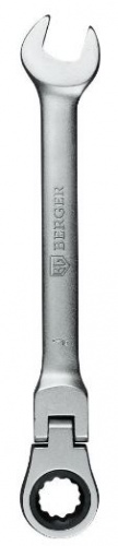Ключ комбинированный трещоточный с шарниром 15 мм BERGER BG1244 — купить в интернет-магазине amurinstrument.ru с доставкой по Благовещенску | Каталог с характеристиками и ценами ключ комбинированный трещоточный с шарниром 15 мм berger bg1244, купить metabo, купить husqvarna, купить bosch, купить makita, купить hitachi, купить hikoki, купить oregon, купить stihl