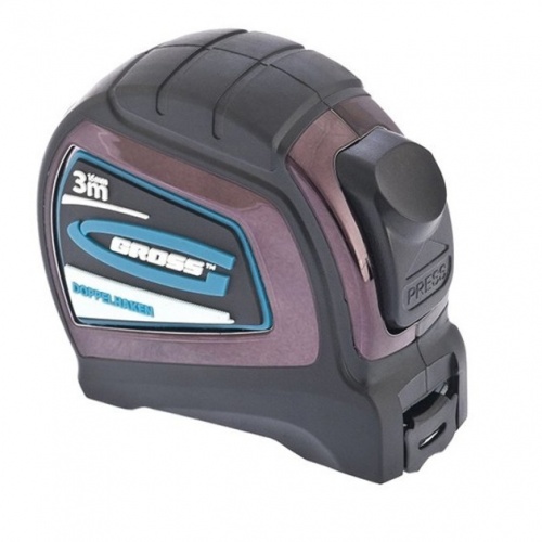 рулетка "doppelhaken", 3 м x 16 мм, односторонний зацеп, нейлон, двуст. шкала, автоматич// gross, купить metabo, купить husqvarna, купить bosch, купить makita, купить hitachi, купить hikoki, купить oregon, купить stihl