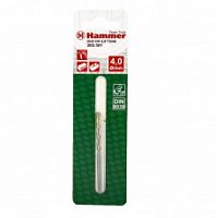 сверло hammer flex 202-301 dr cr 4,0мм*75/40мм  камень, din8039, hrc, купить metabo, купить husqvarna, купить bosch, купить makita, купить hitachi, купить hikoki, купить oregon, купить stihl