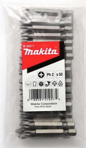 насадка ph2, 50 мм, e-form (mz), 50 шт. makita, купить metabo, купить husqvarna, купить bosch, купить makita, купить hitachi, купить hikoki, купить oregon, купить stihl
