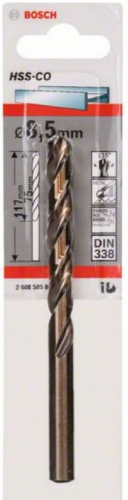 1 HSS-CO СВЕРЛО 8.5ММ — купить в интернет-магазине amurinstrument.ru с доставкой по Благовещенску | Каталог с характеристиками и ценами 1 hss-co сверло 8.5мм, купить metabo, купить husqvarna, купить bosch, купить makita, купить hitachi, купить hikoki, купить oregon, купить stihl