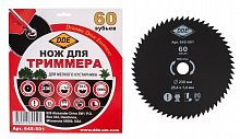 диск для триммера dde wood cut 60 зубьев, 230 х 25,4 мм (толщина = 1,4 мм), купить metabo, купить husqvarna, купить bosch, купить makita, купить hitachi, купить hikoki, купить oregon, купить stihl
